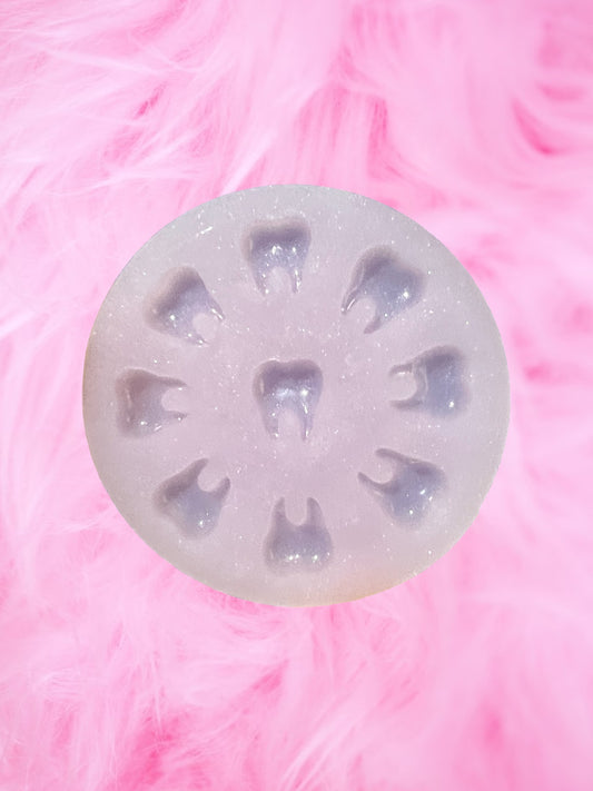 3d flat back tooth silicone molds